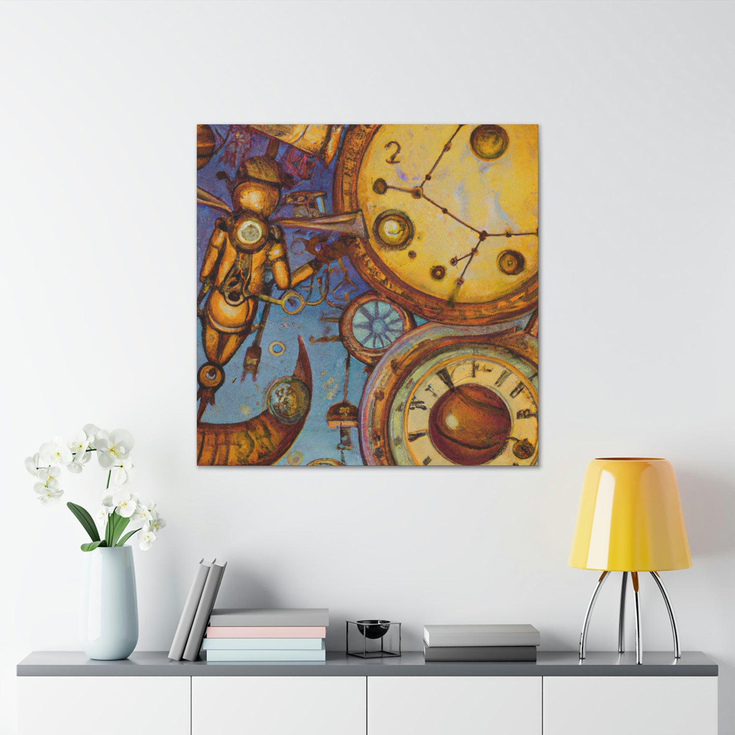 "Eternal Mercurial Clockwork" - Canvas