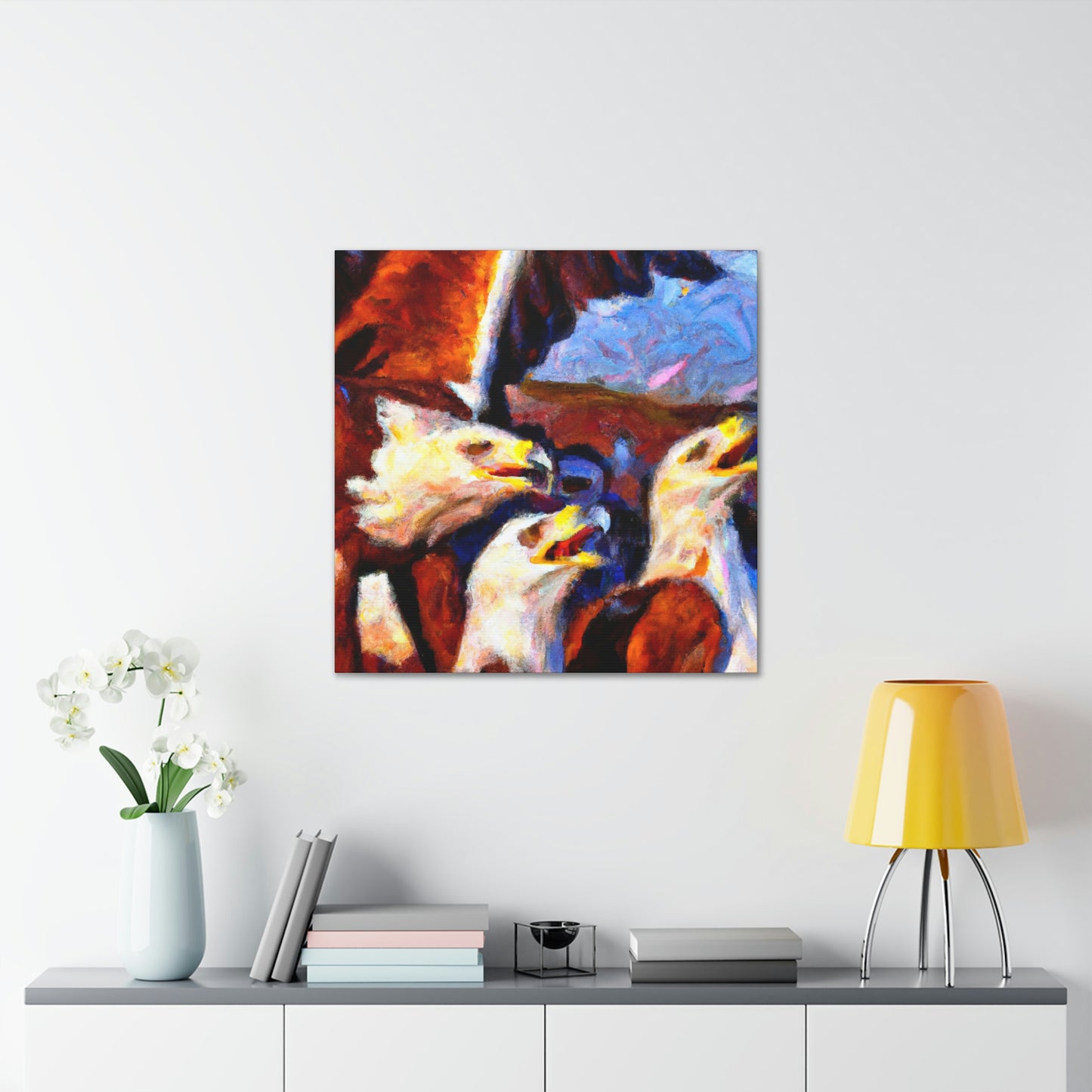 "Majesty of Bald Eagles" - Canvas