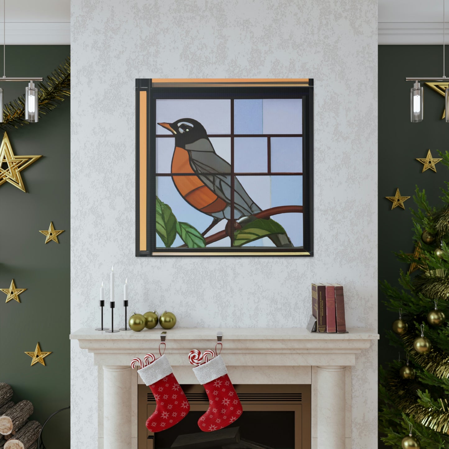 A Robin's Jazz Dance - Canvas