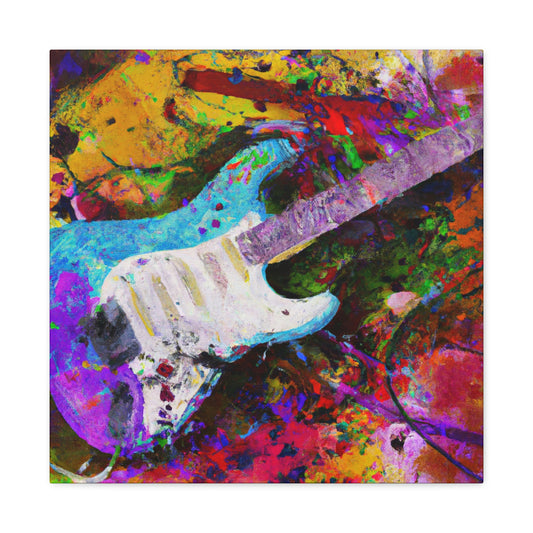 Fender Through Abstracted Lens - Canvas