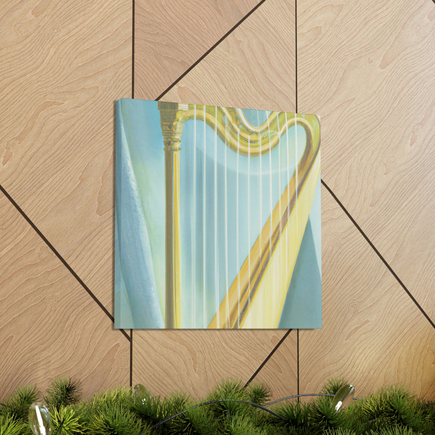 "Harp in Art Deco" - Canvas