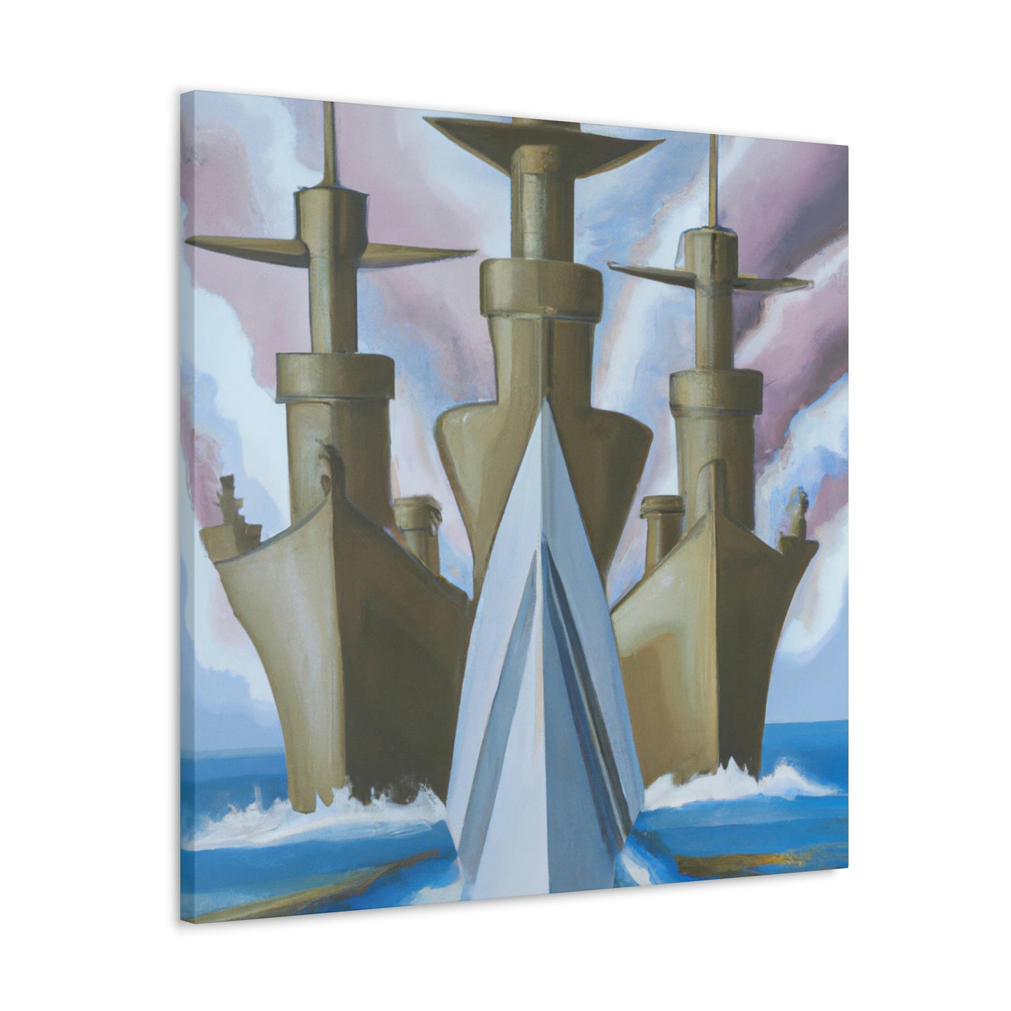 "Battleship in Dreamland" - Canvas