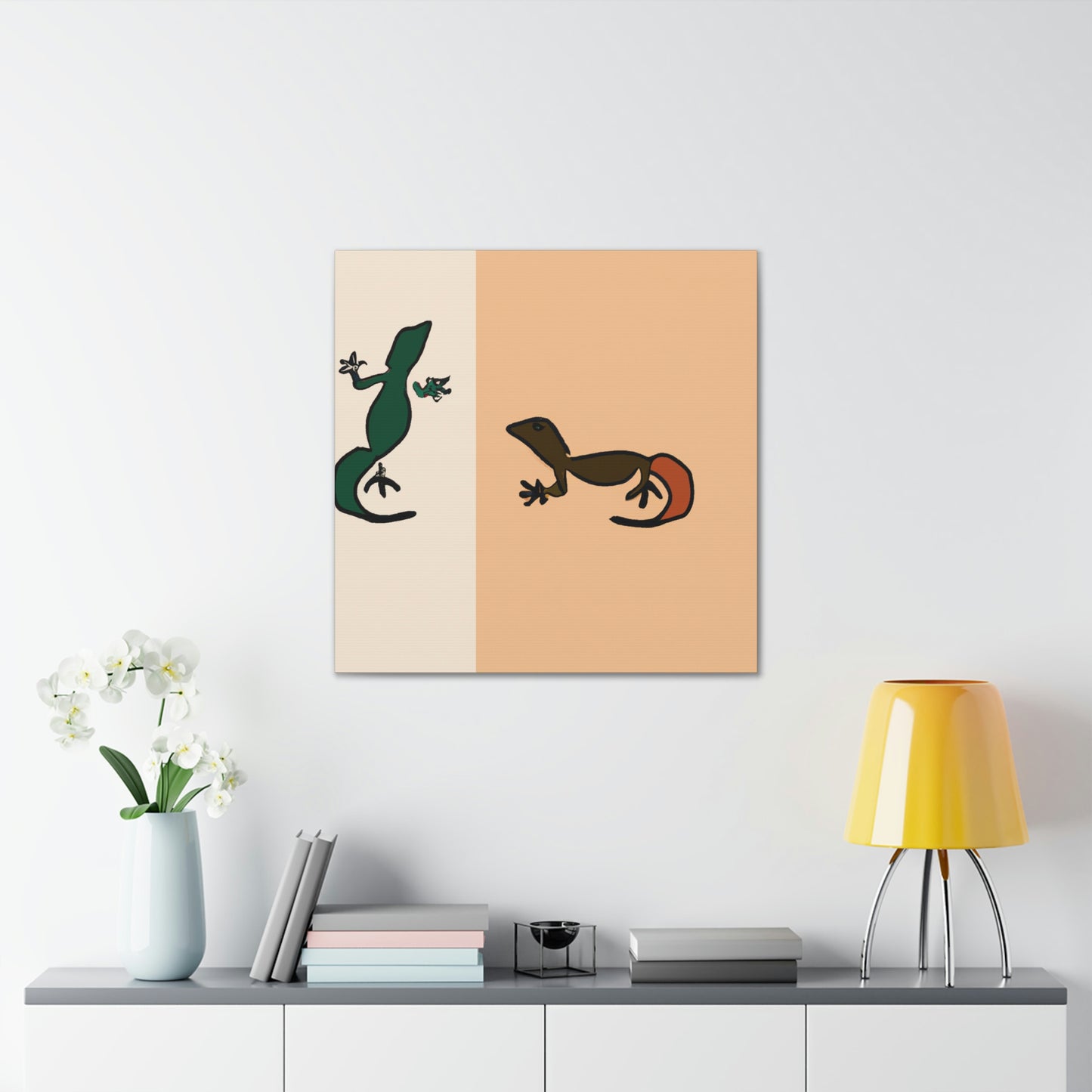 "Reptiles in Simplicity" - Canvas