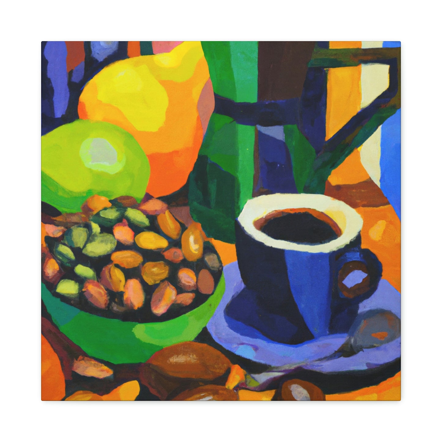 Coffee in Fauvism - Canvas