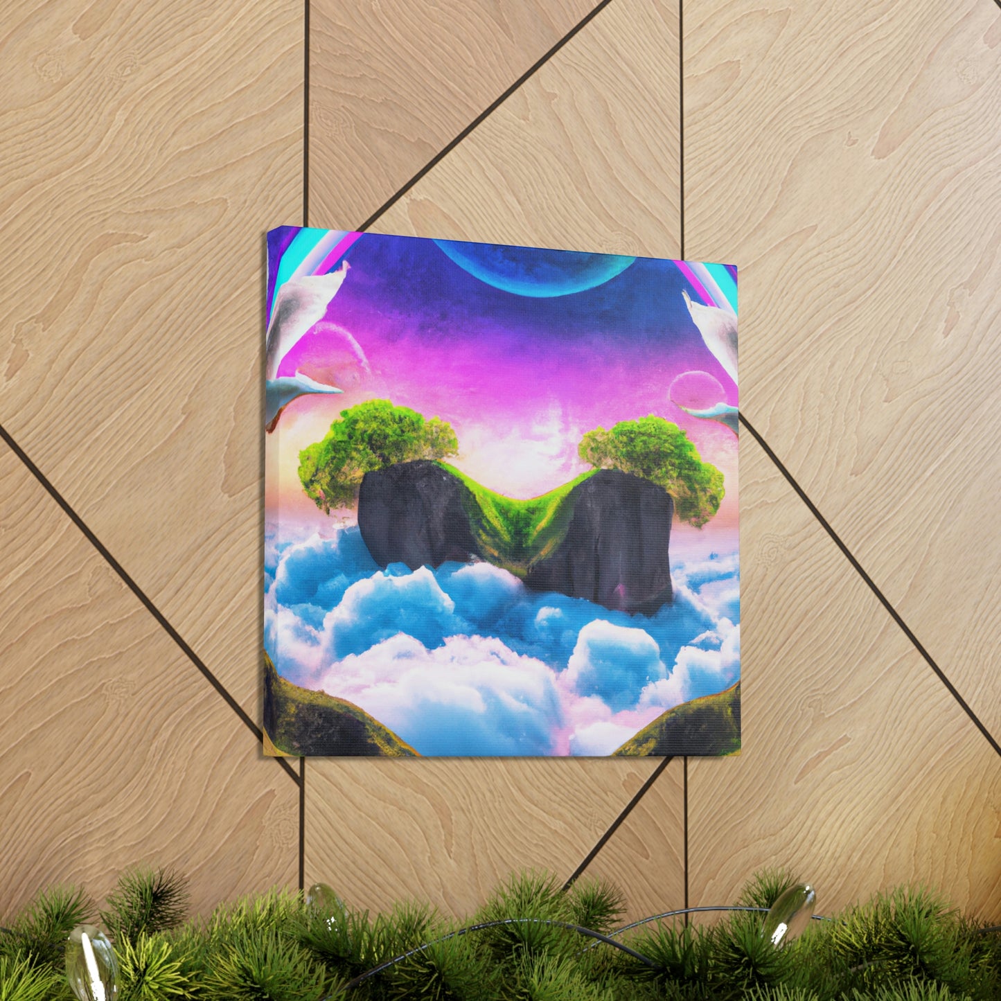 "Dreamy Supernatural Vista" - Canvas