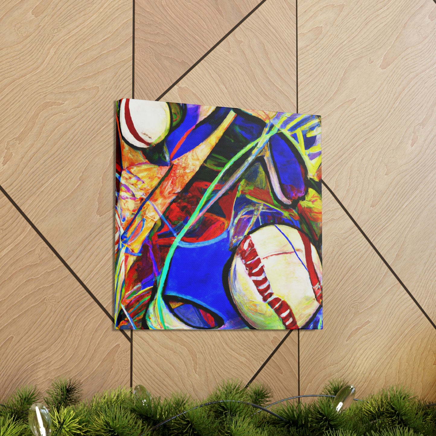 "Baseball: Expressionist Vision" - Canvas