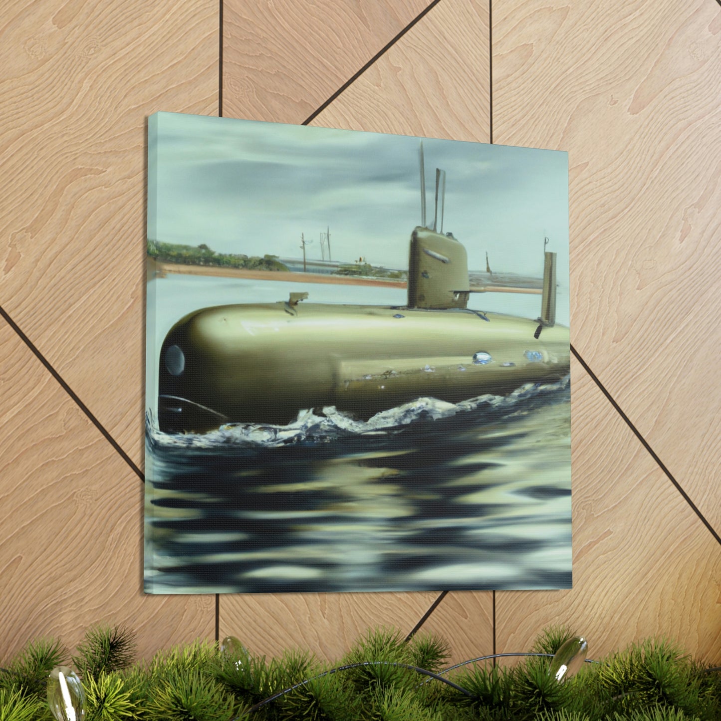 "Depth of Submarine Life" - Canvas