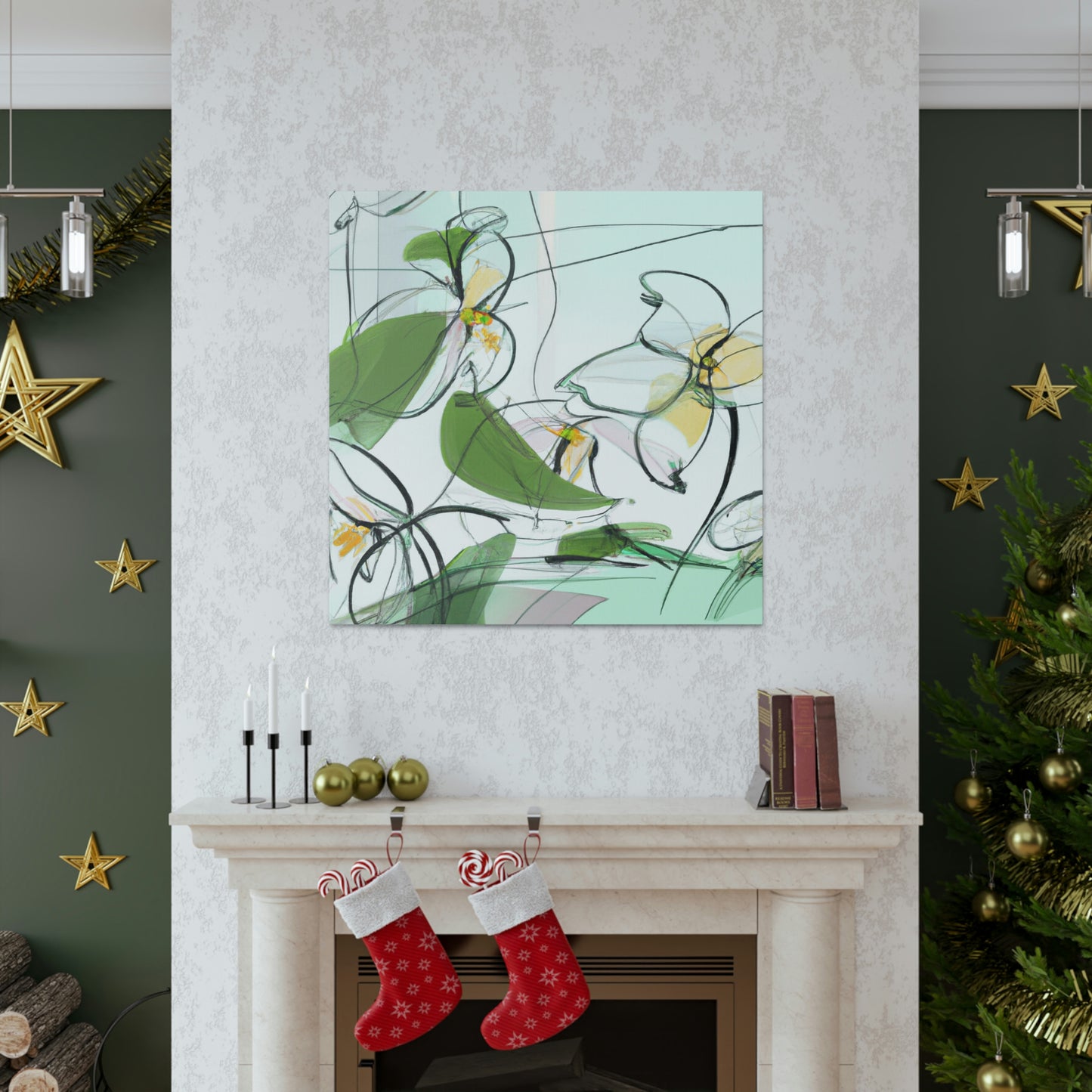 Jasmine in Art Deco - Canvas