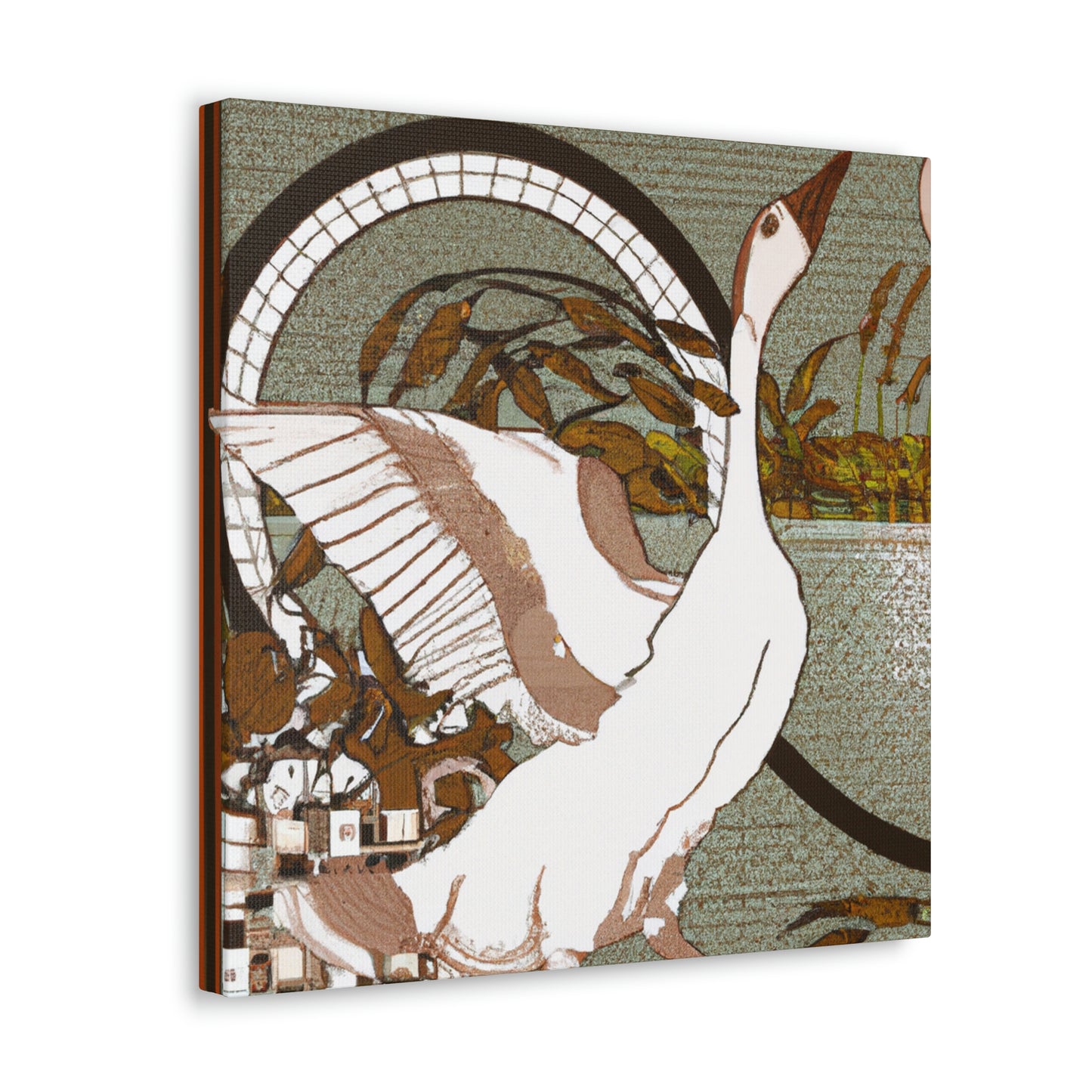 Goose in Art Nouveau - Canvas