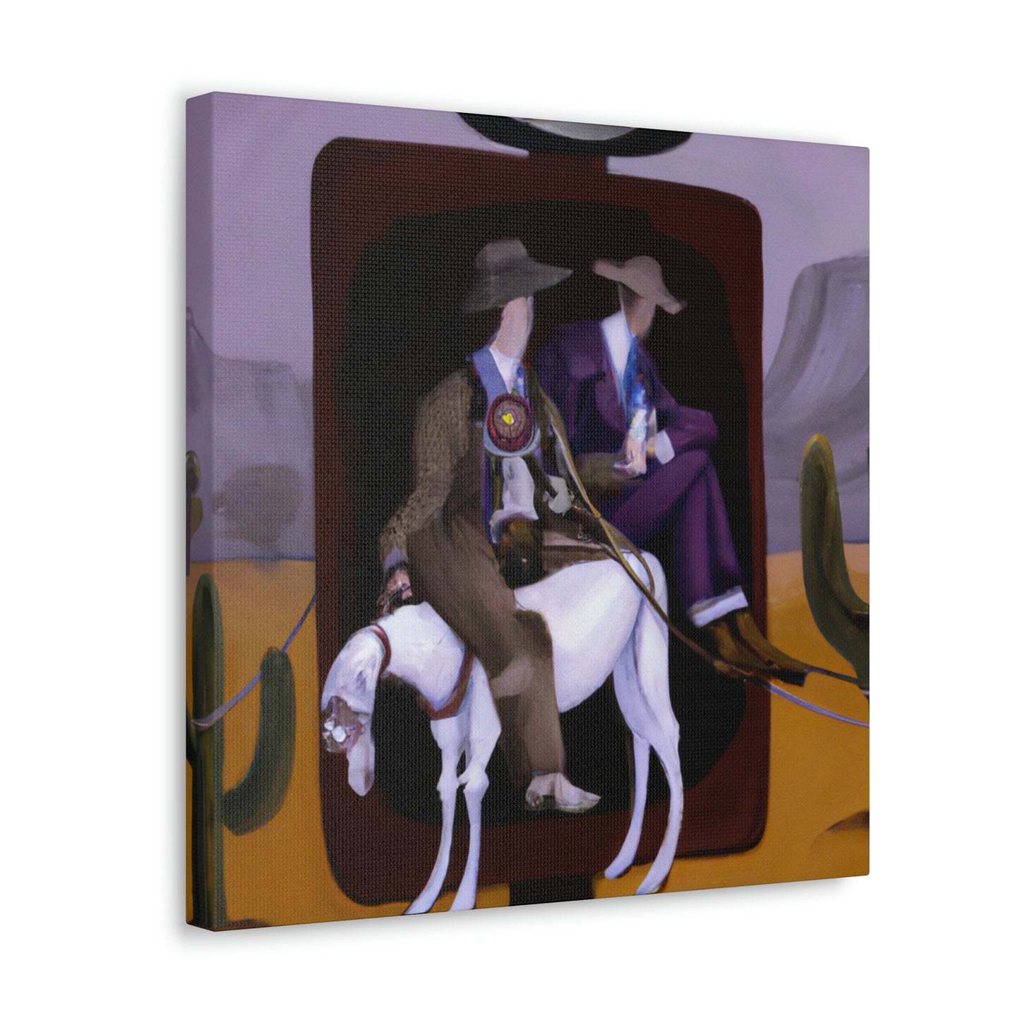 Hitching Post Oasis - Canvas