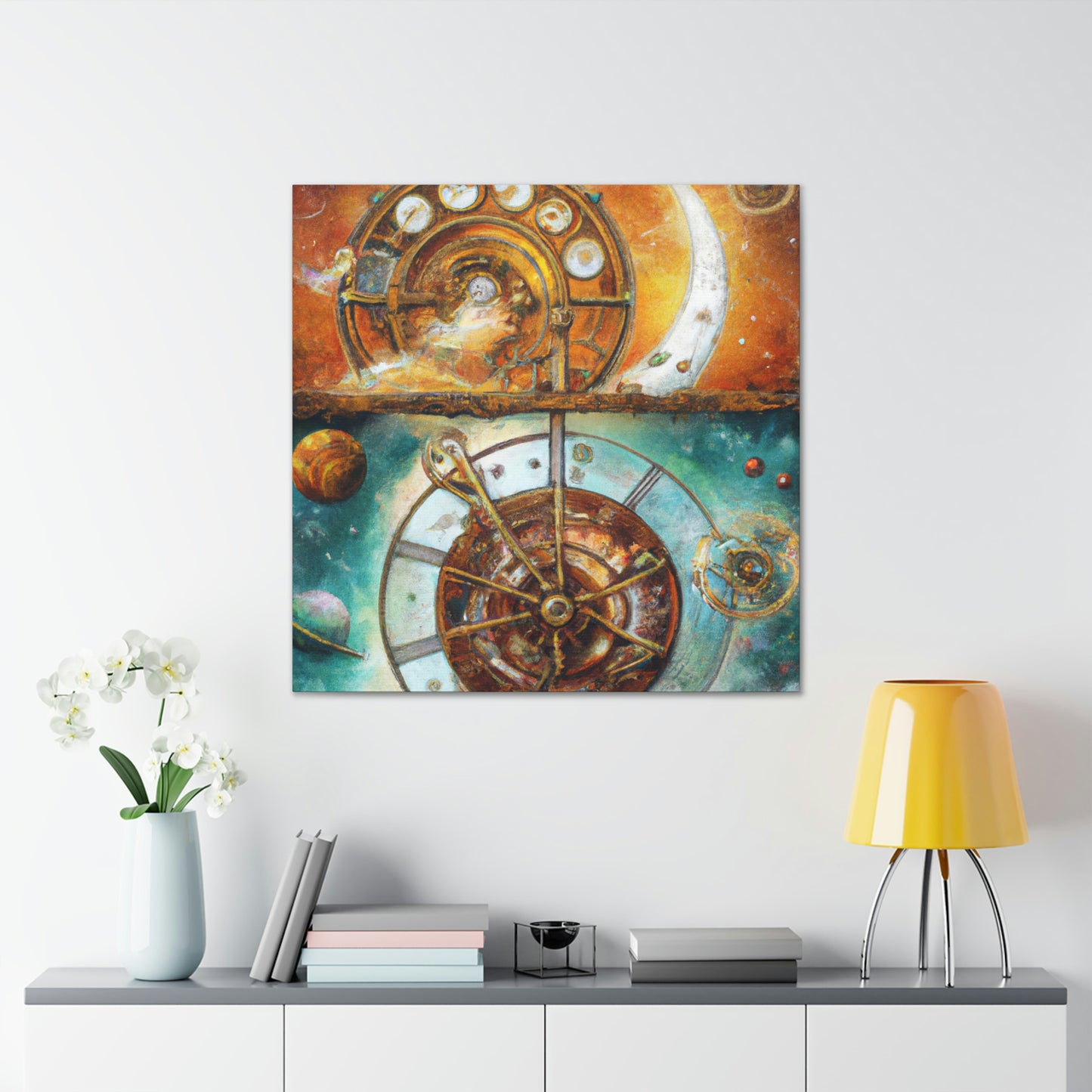 Galaxy Steampunk Dreaming - Canvas