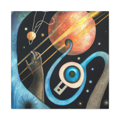 Pluto: Cosmic Deco - Canvas