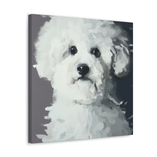 "Bichon Frise Reflection" - Canvas