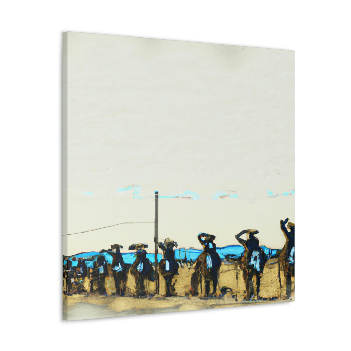 "Picket Line Protest Art" - Canvas