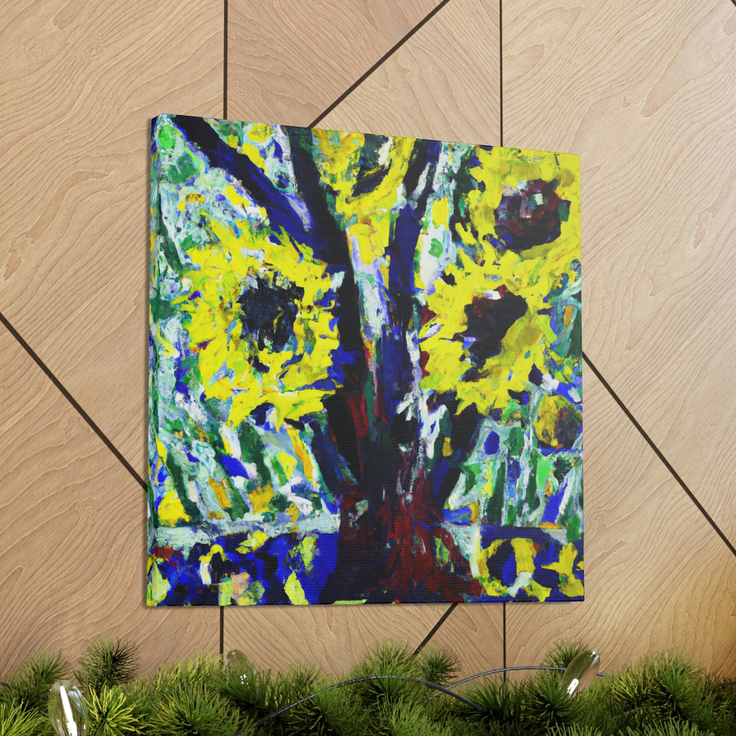 Sunflower in Abstraction - Canvas