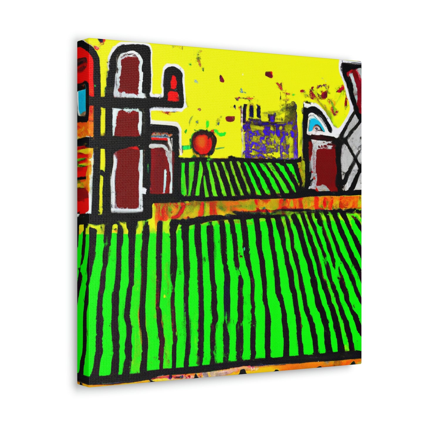 Harvesting Crops Abloom - Canvas