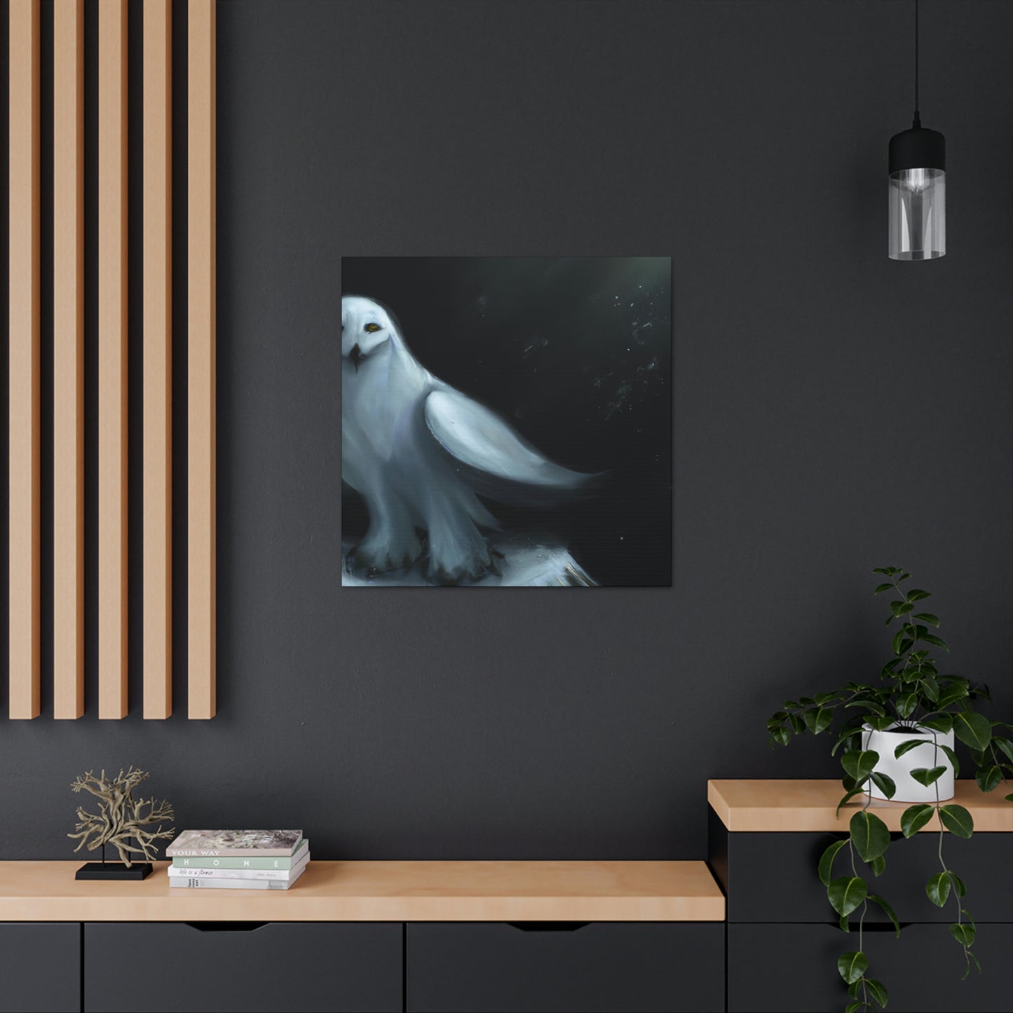 Winter's Majestic Owl - Canvas