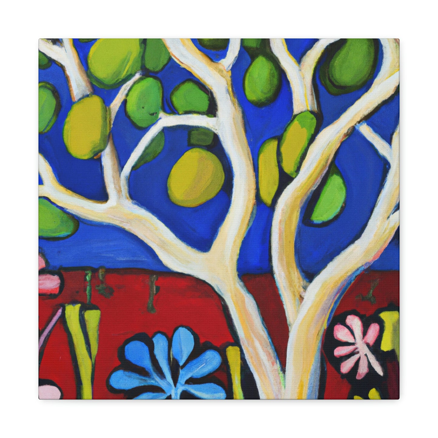 Dogwood in Bloom. - Canvas