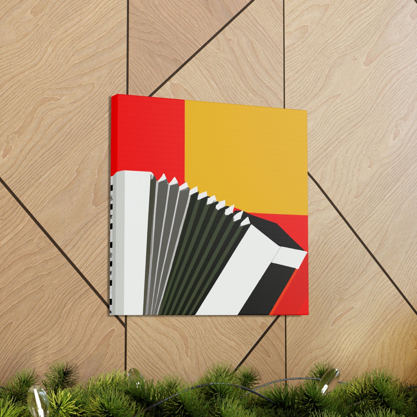 "Accordion Minimalism" - Canvas