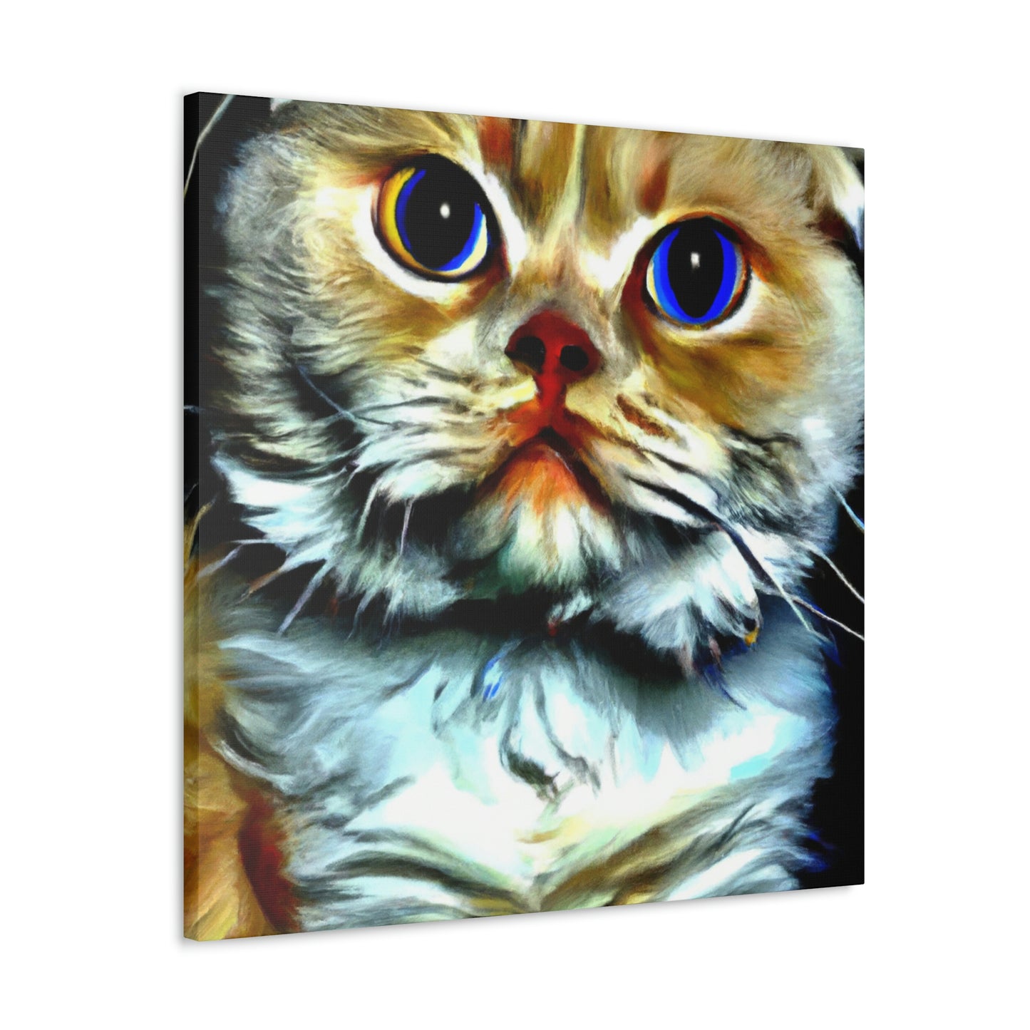 Feline Furry Enchantment - Canvas