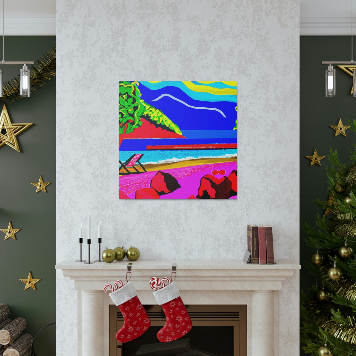 "Fauve Beach Colours" - Canvas