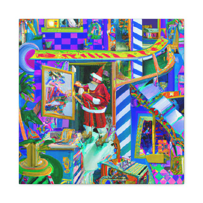 Santa's Magical Workshop - Canvas