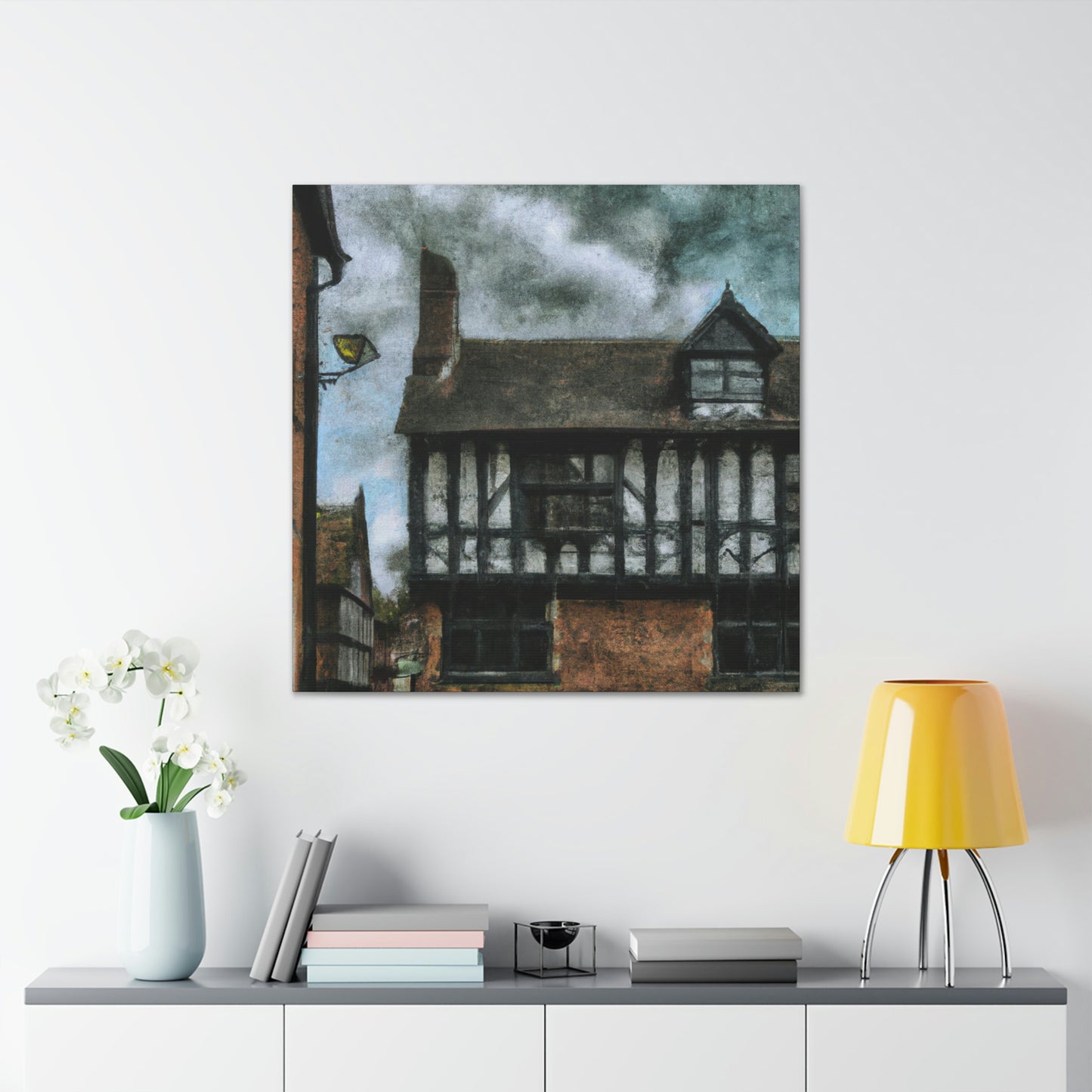 "Tudor Elegance Reborn" - Canvas