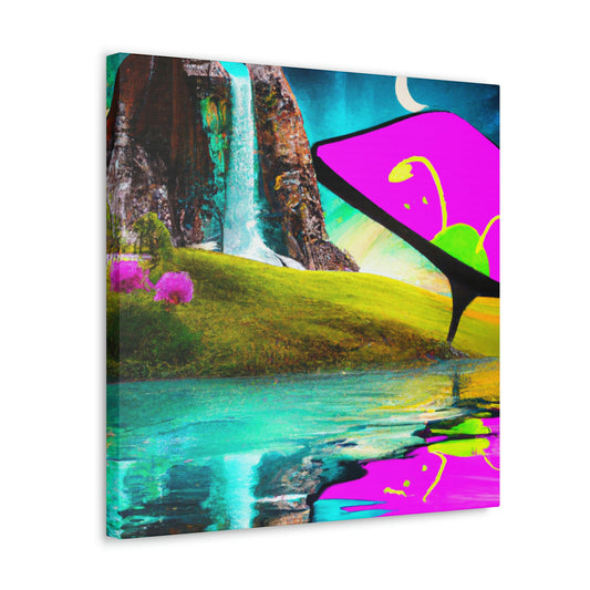 Dancing Imagined Rivers - Canvas