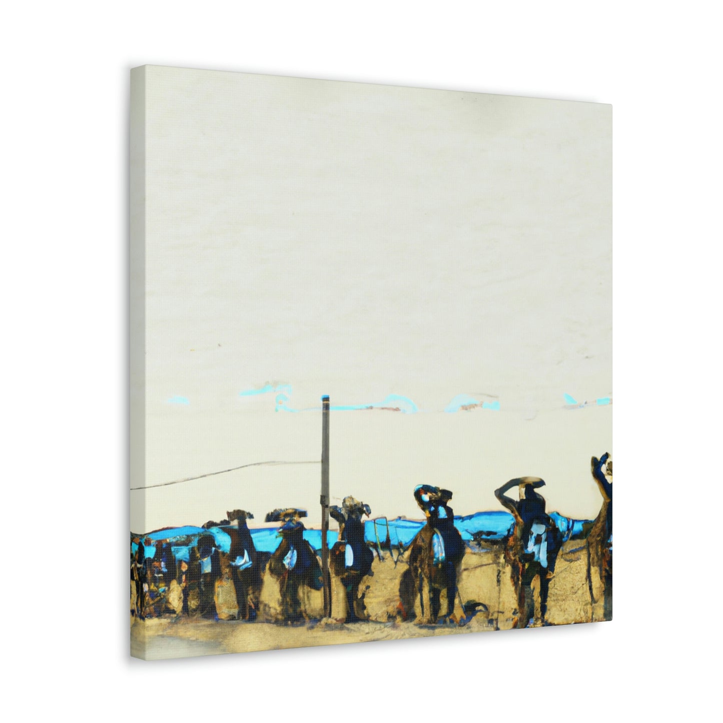 "Picket Line Protest Art" - Canvas