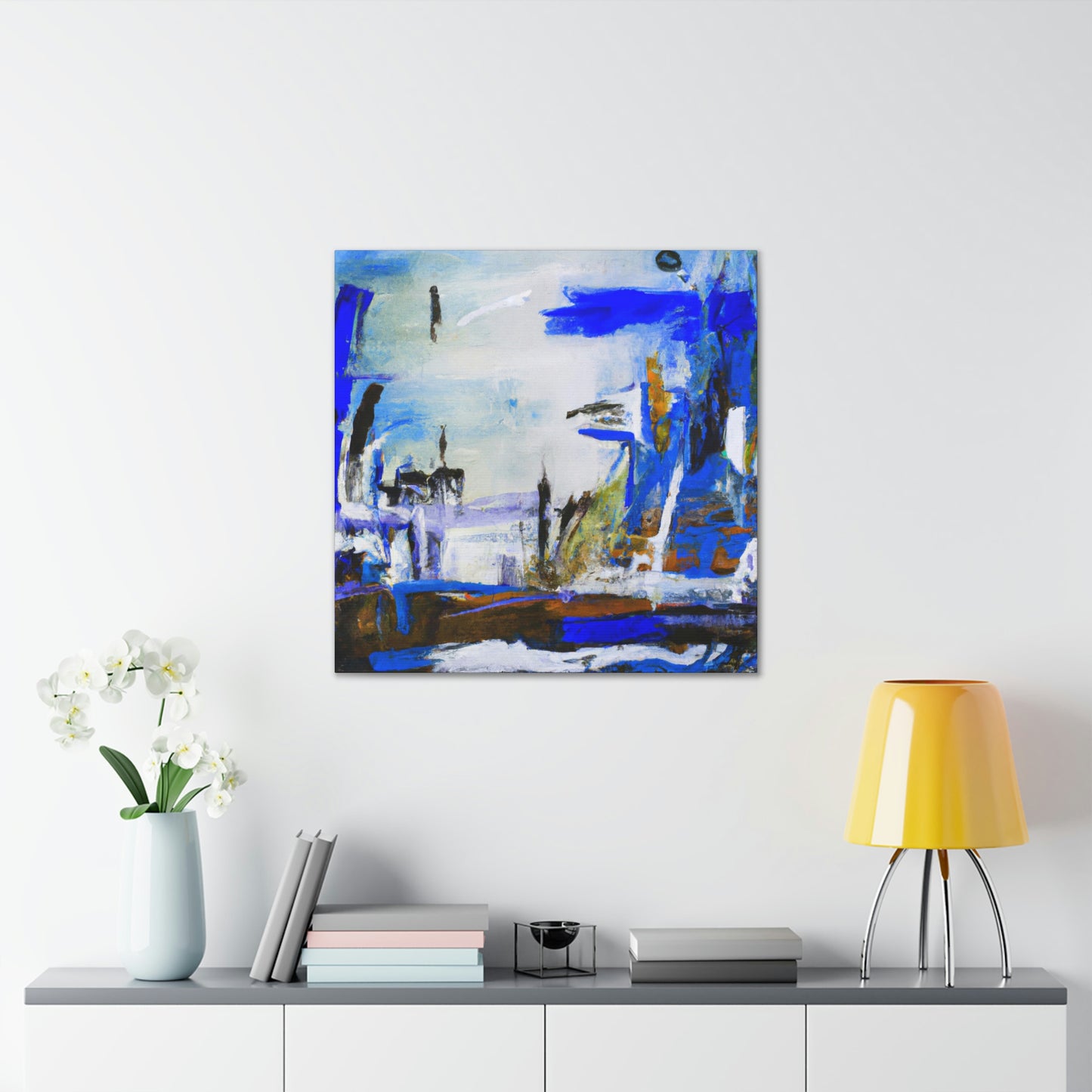 "Oceanic Abstract Visionary" - Canvas