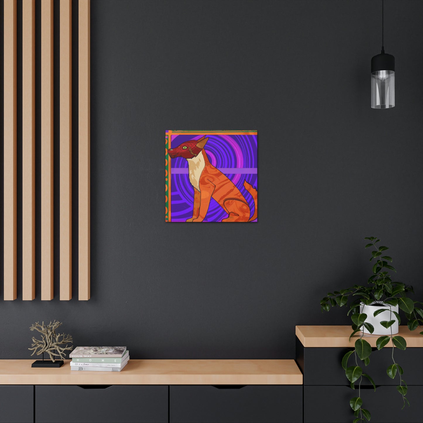 "Dhole's Jazz Symphony" - Canvas