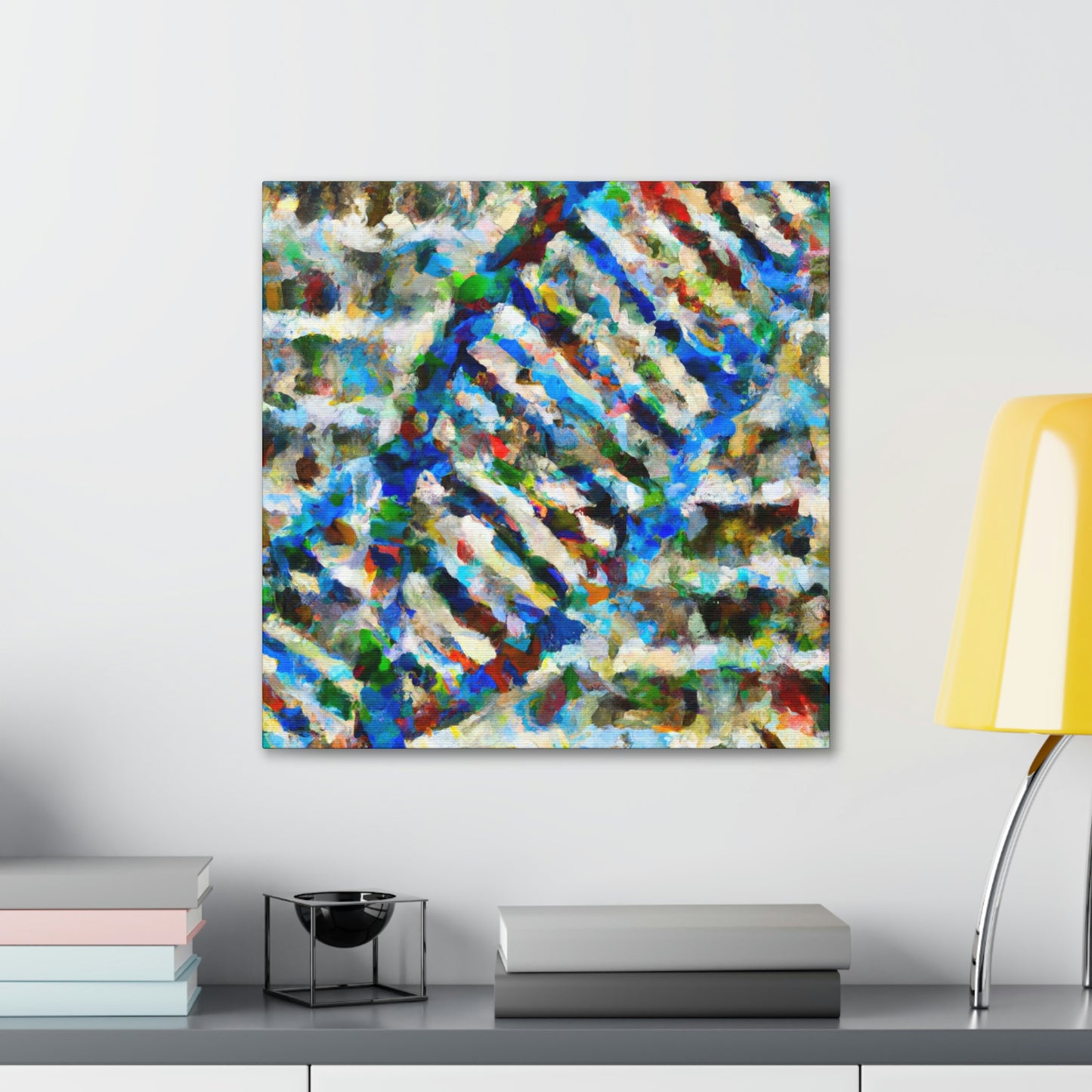 "DNA Strands Abound" - Canvas