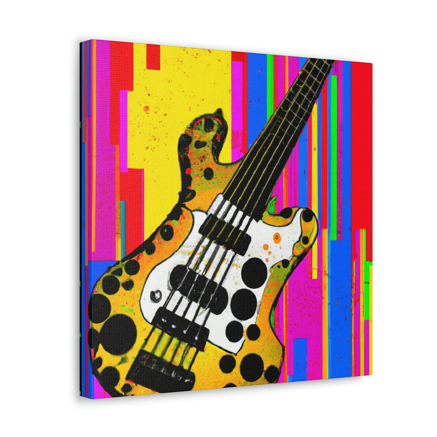 "Fauve Bass Guitarist" - Canvas