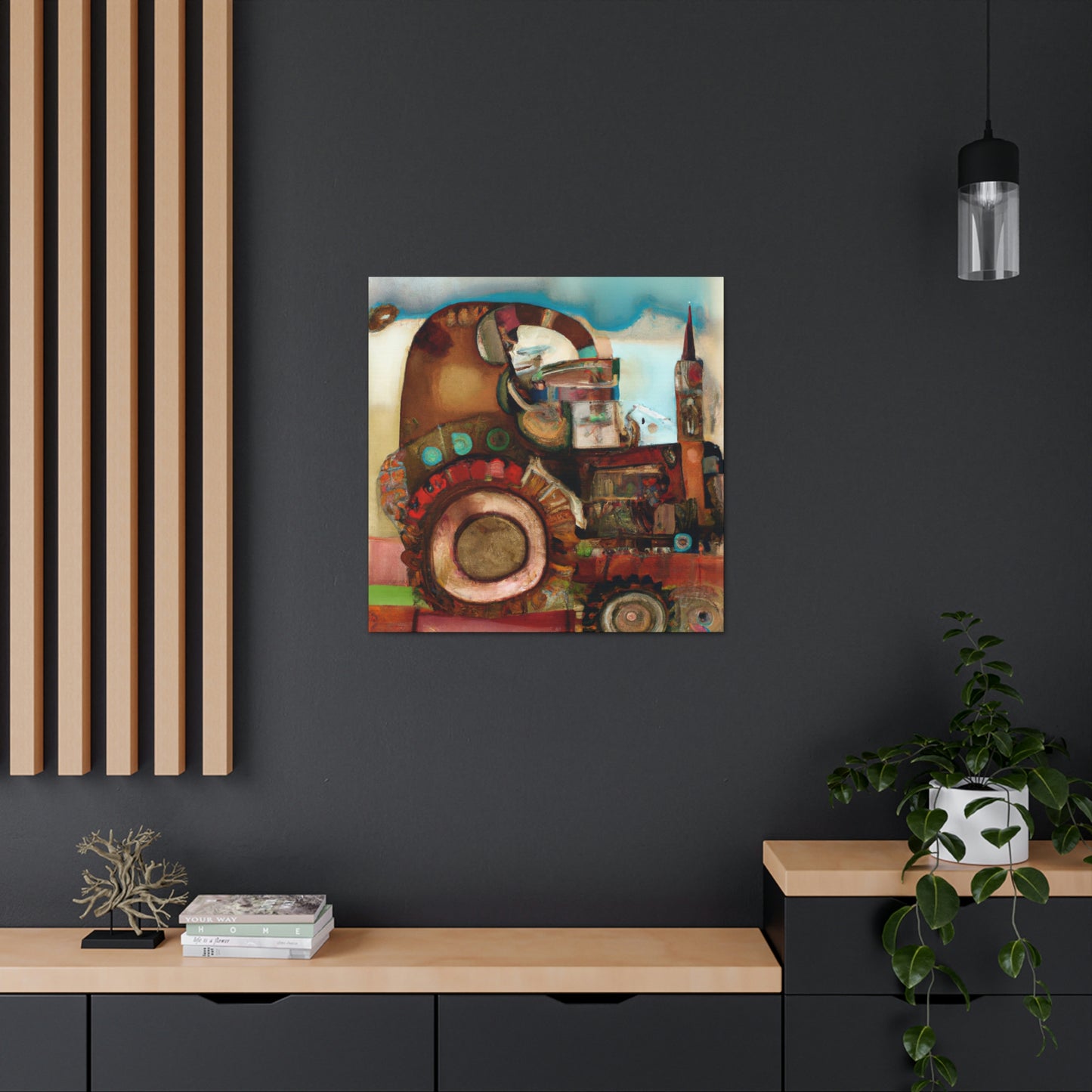 Tractor in Progressions - Canvas