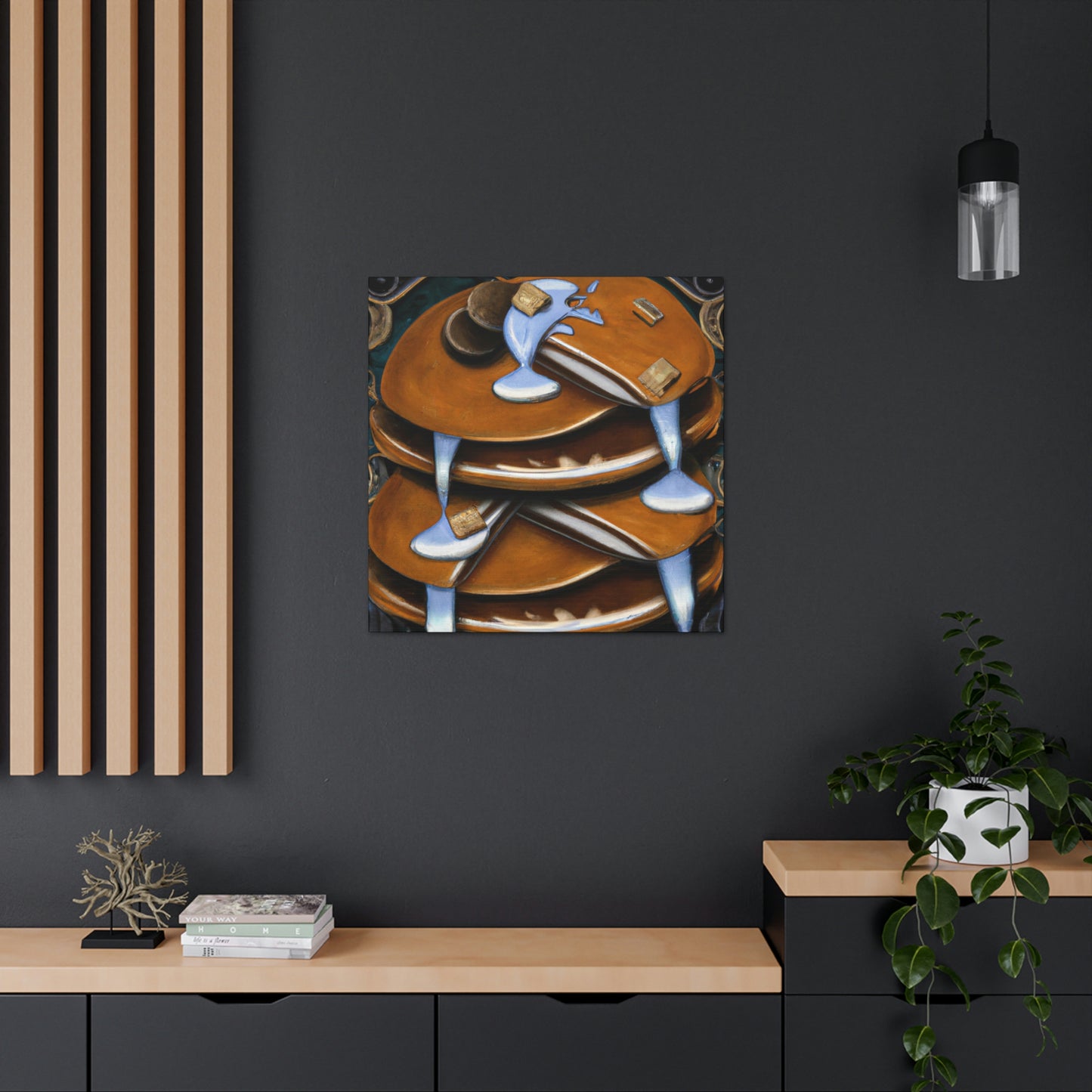 "Pancakes of the Roaring Twenties" - Canvas