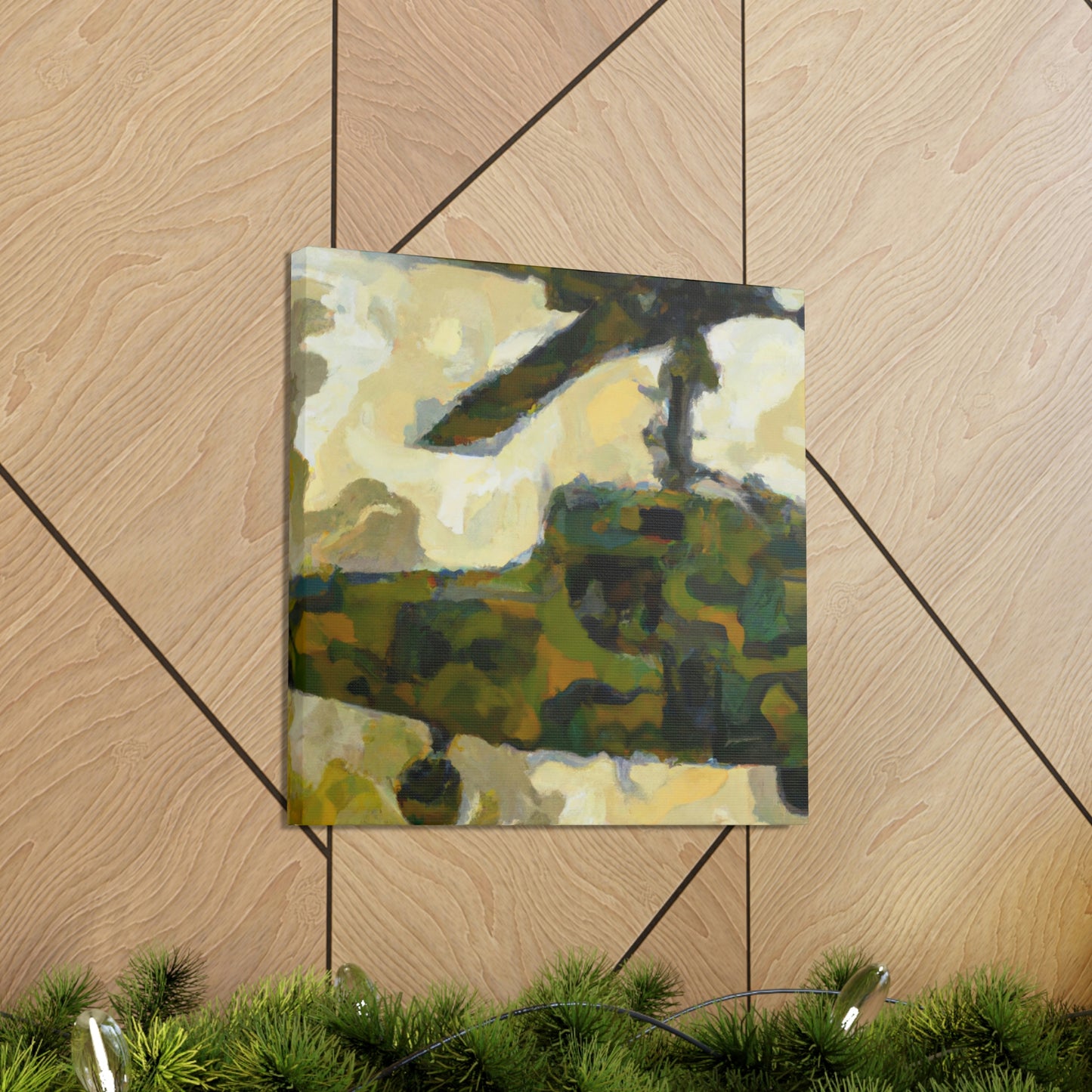 Helicopter in Flight - Canvas