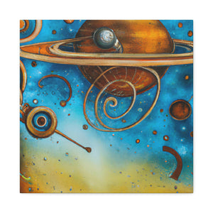 Uranus in Steampunk - Canvas