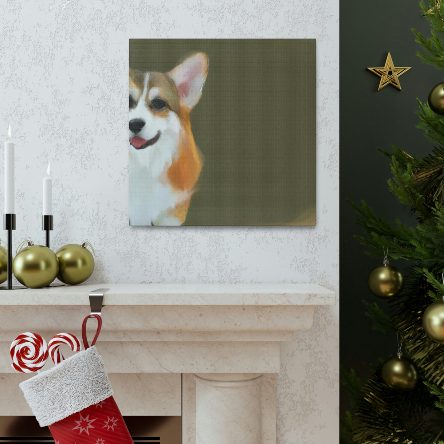 "Companionship of Corgis" - Canvas