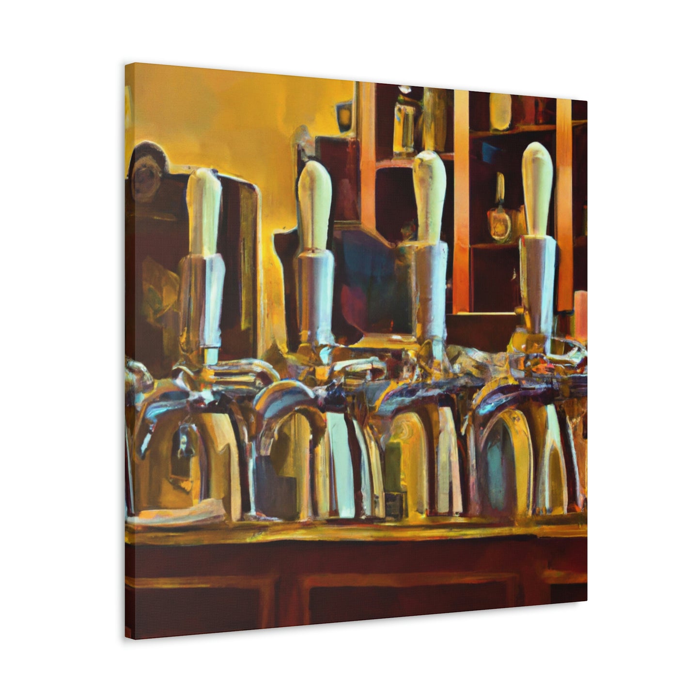 Bar Tap in Bloom - Canvas