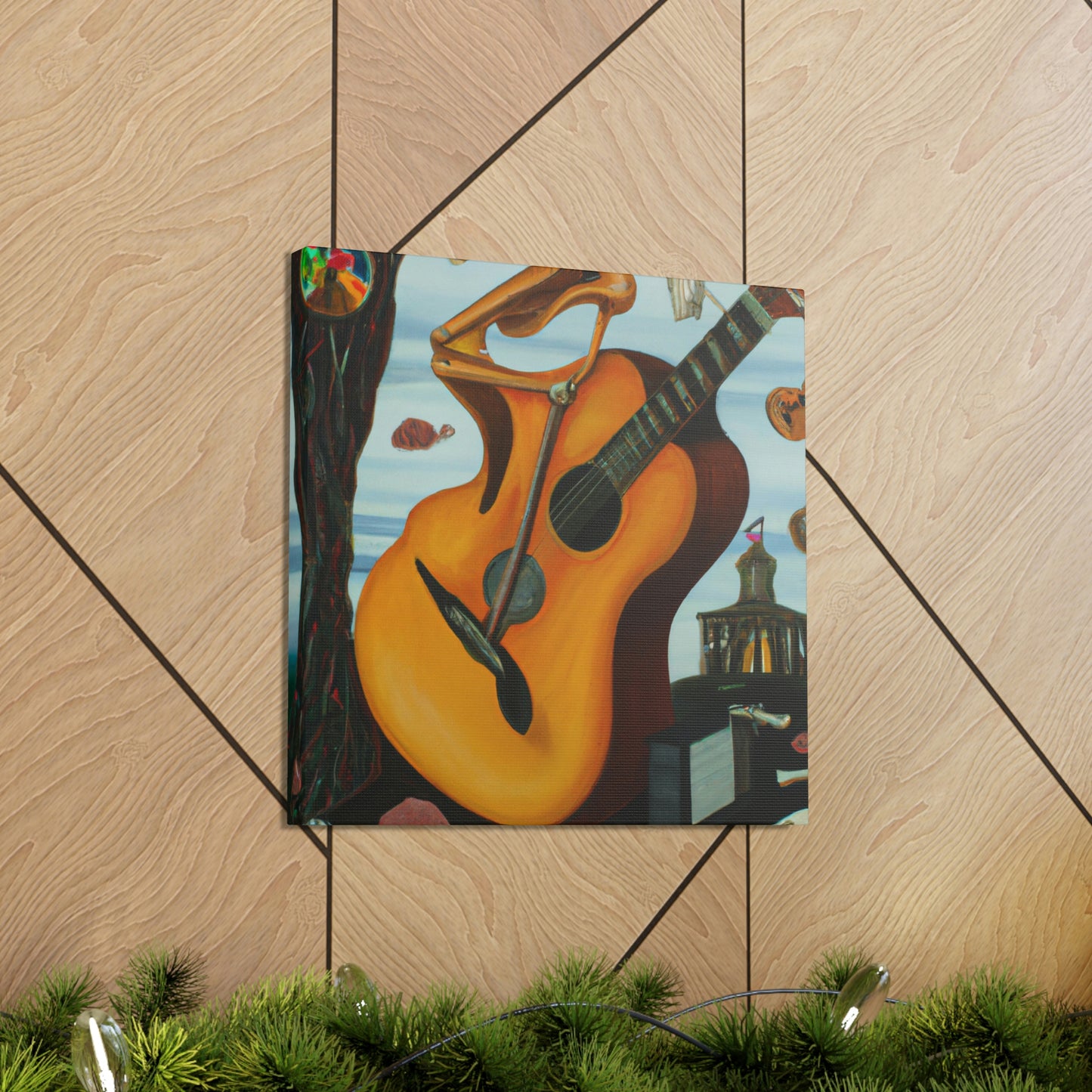 "Guitar in a Dreamscape" - Canvas