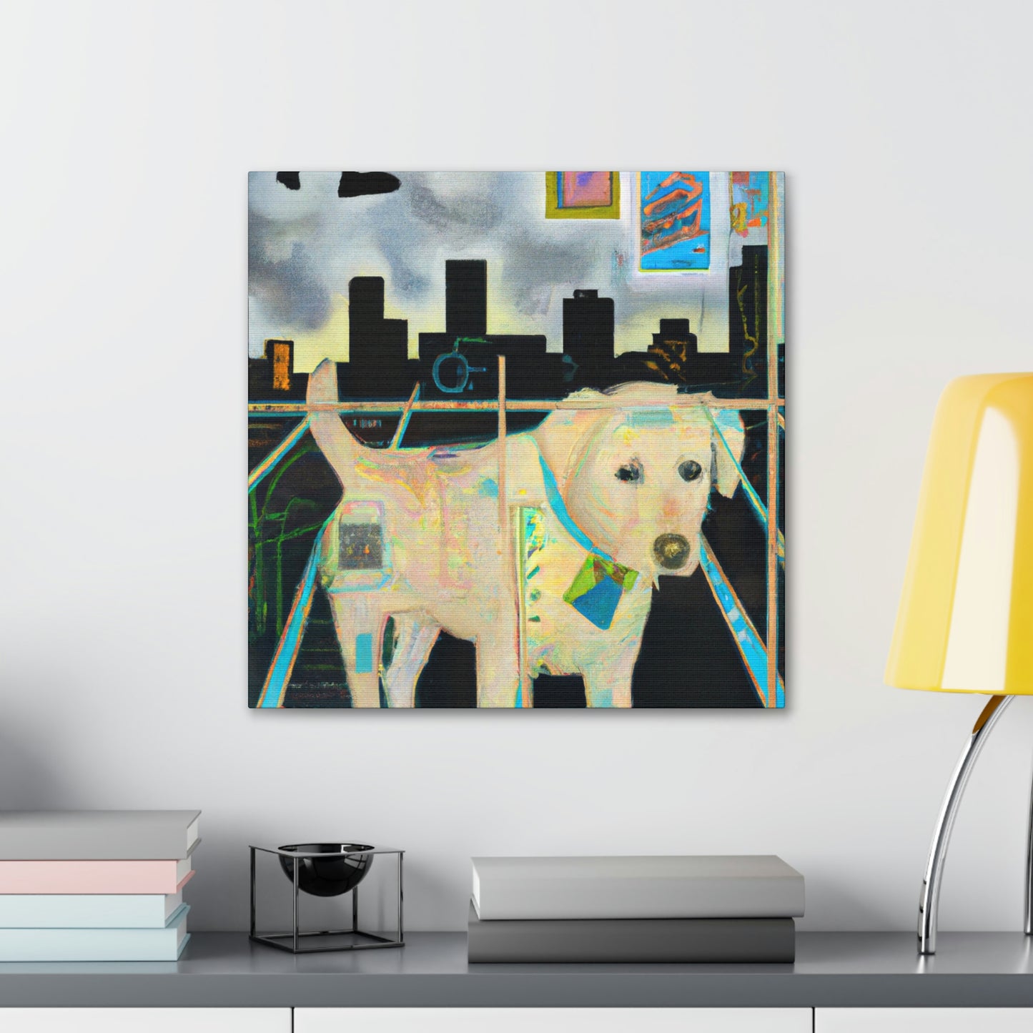 "Labrador Lost in Dreams" - Canvas