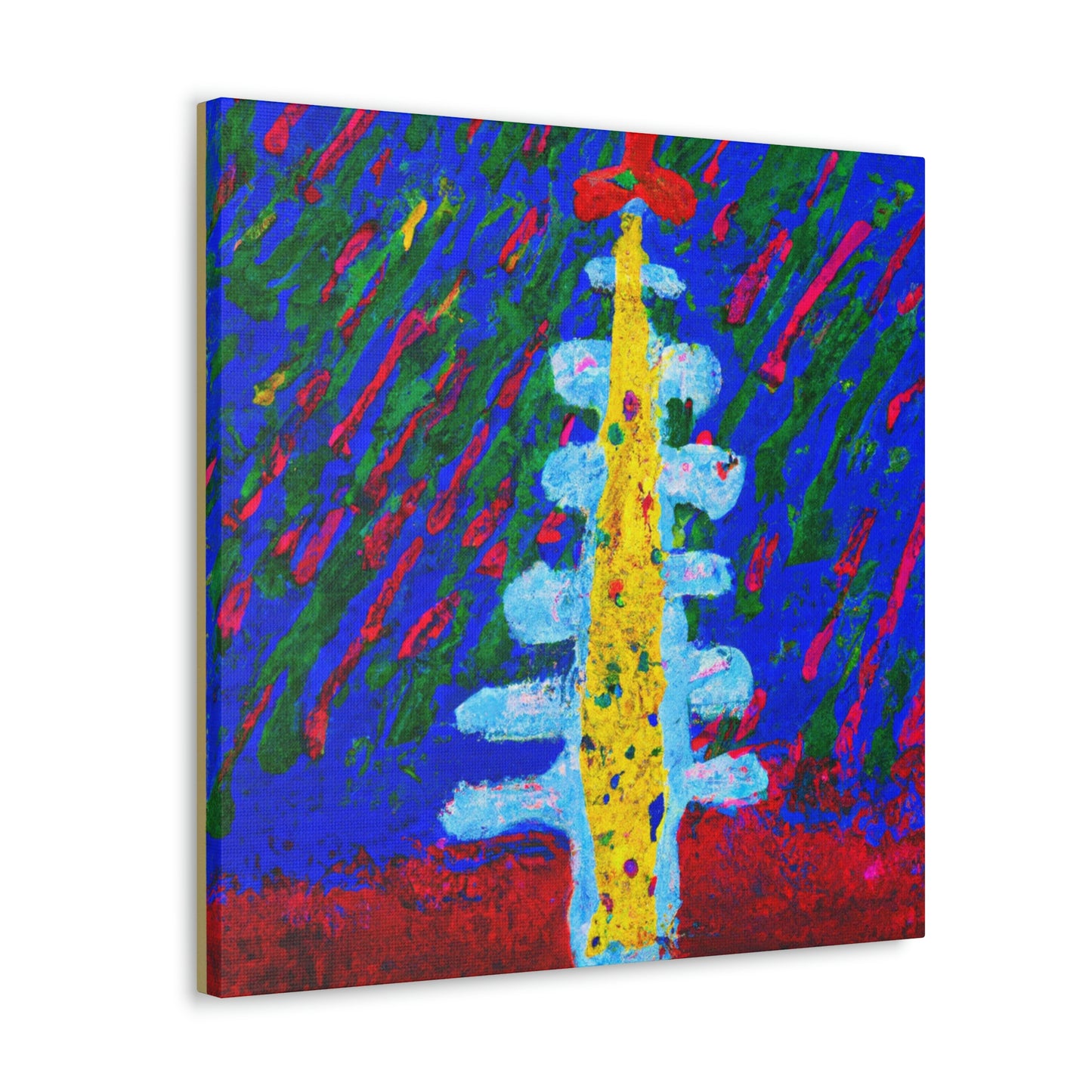 Christmas Tree Reflection - Canvas