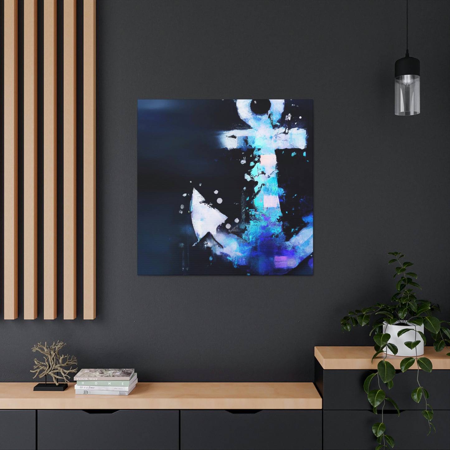 Anchor in Reflection - Canvas