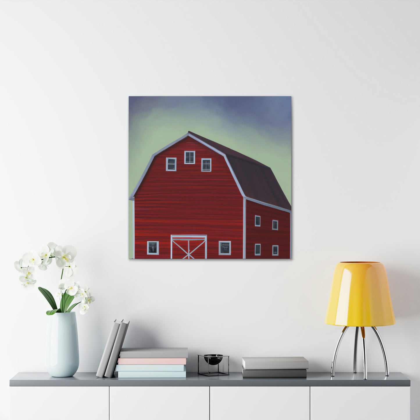 Barn In Monochrome. - Canvas