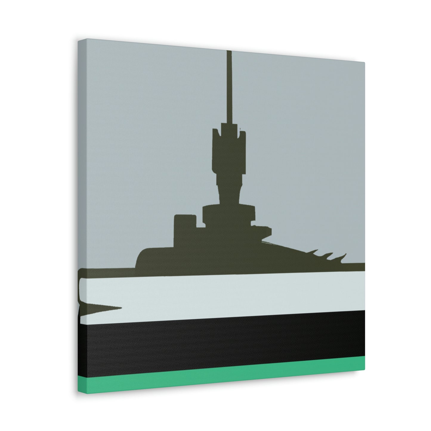 "Battleship Minimalism" - Canvas