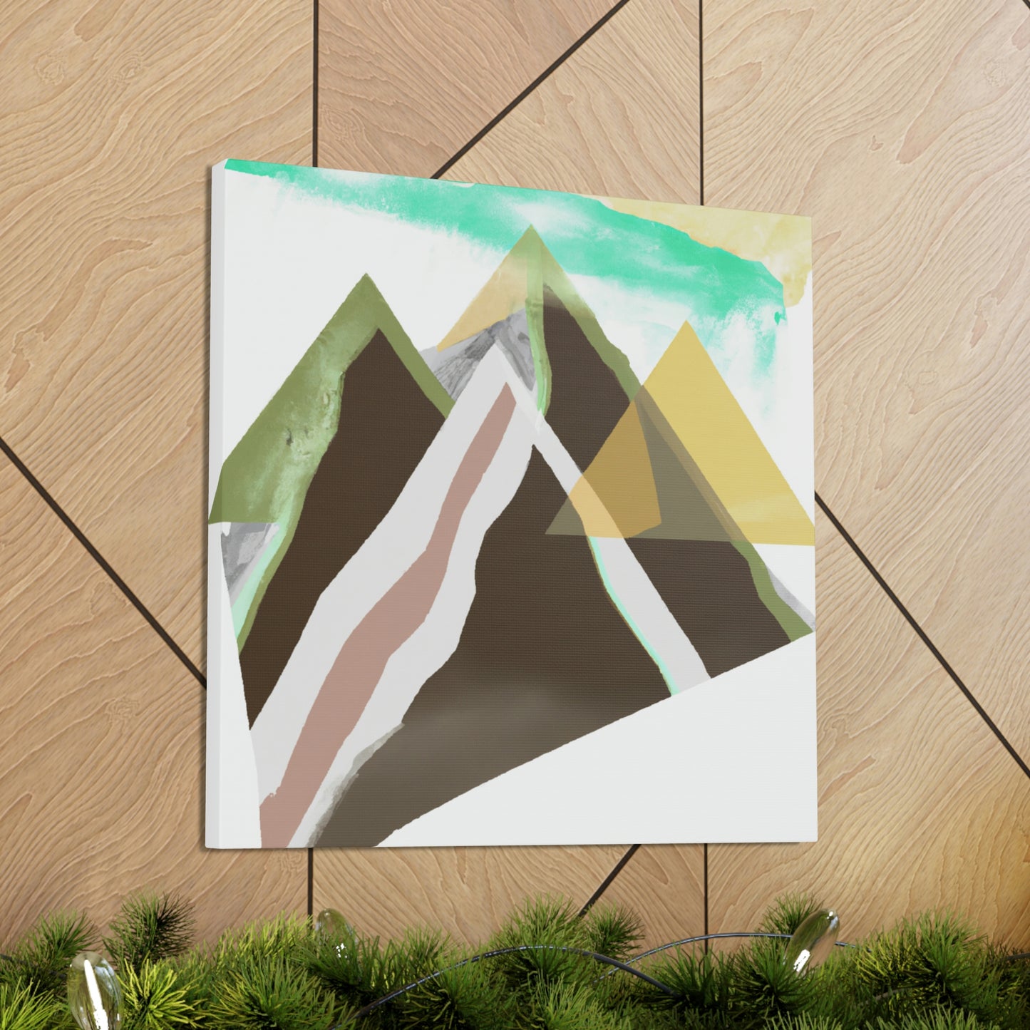 "Mountain Majesty Ablaze" - Canvas