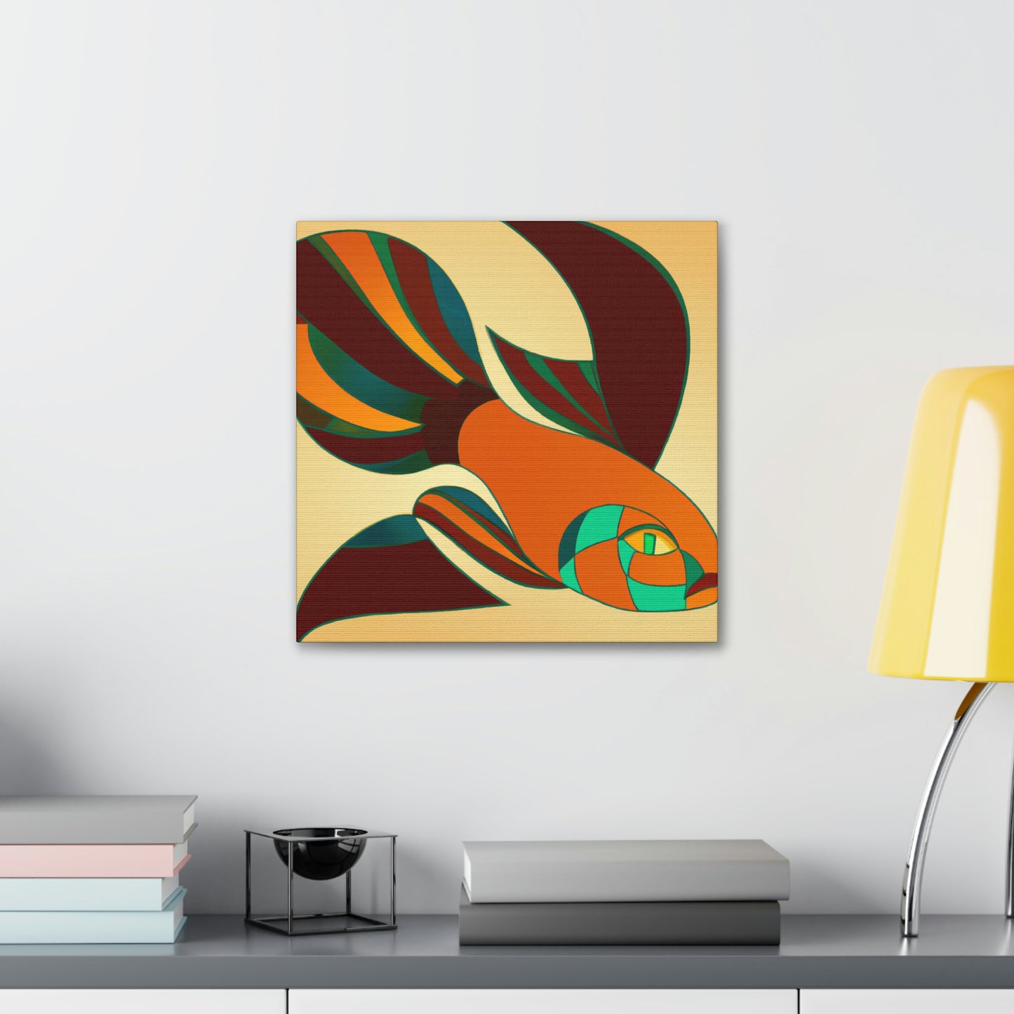 "Guppy's Glittering Groove" - Canvas