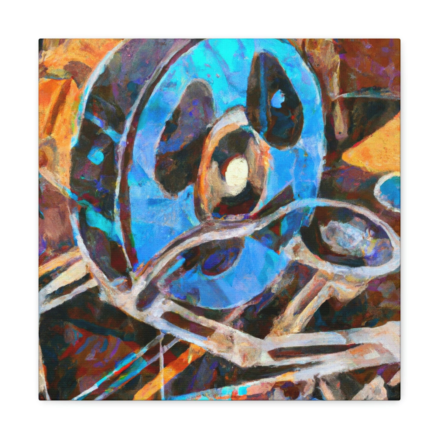 "Reel to Reel Abstraction" - Canvas