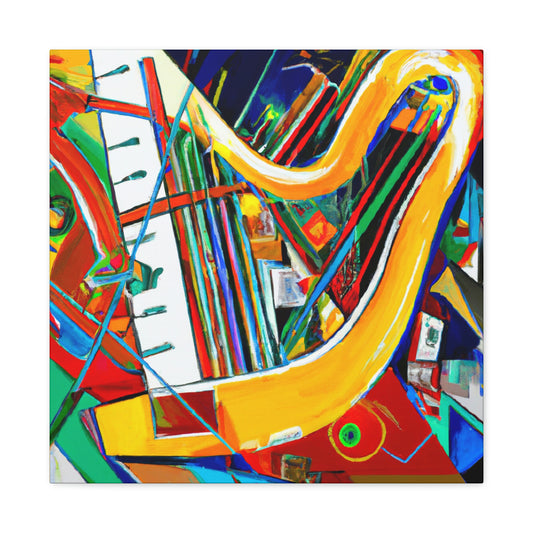 "Harp in Expressionism" - Canvas