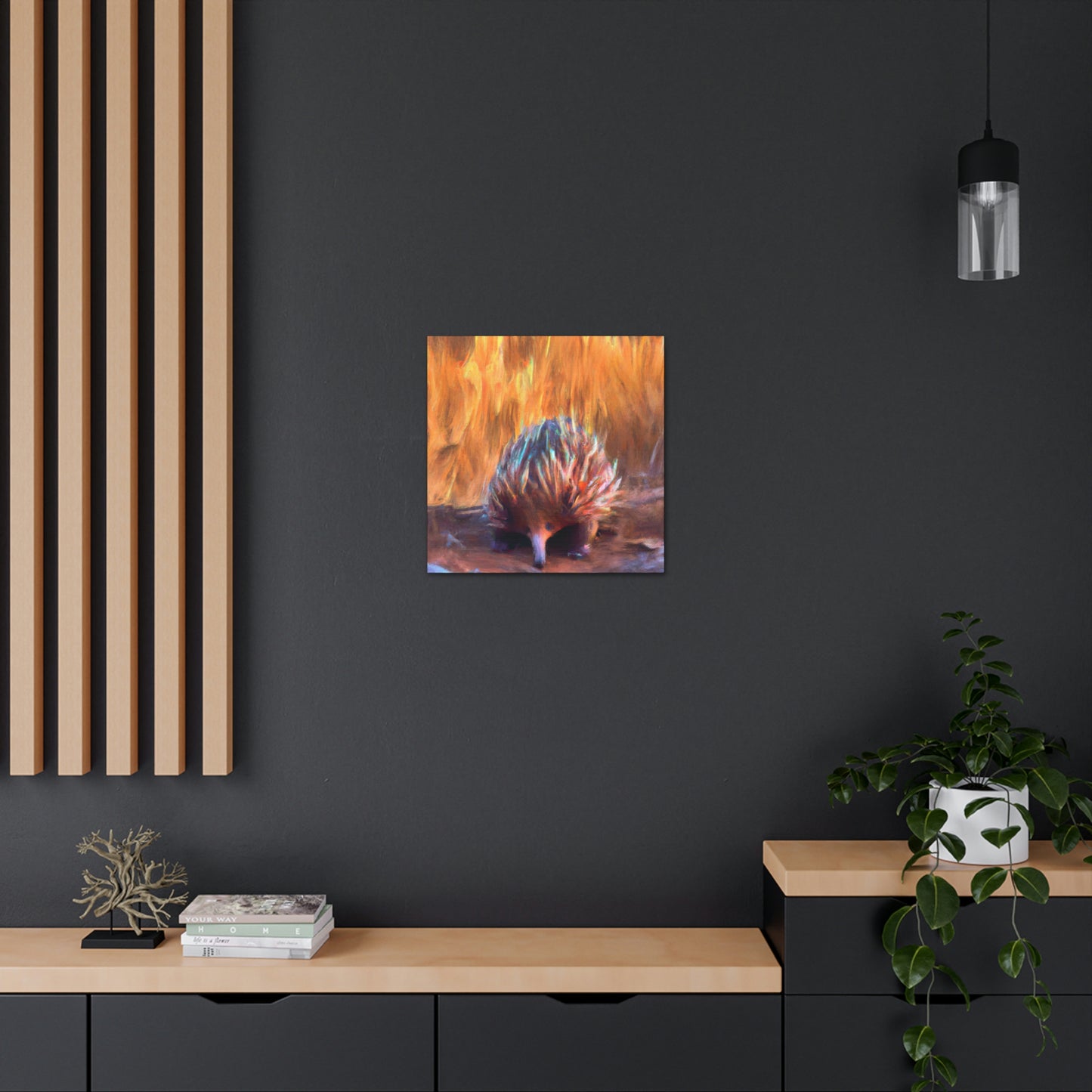 "Echidna's Hidden Beauty" - Canvas